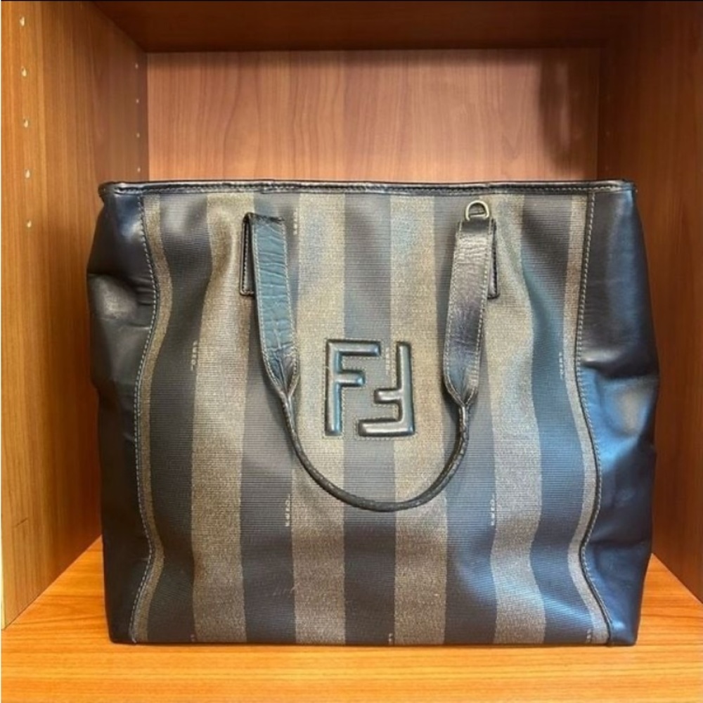 Authentic Vintage FENDI Calfskin Pequin Stripe “RARE VINTAGE”❣️